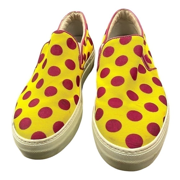 SIMON Scott Leather polka dots sneakers size 41 - Picture 2 of 5